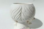 Vintage Bloempotten Hoofd Meisje