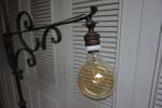 Industriele Vintage Verstelbare Smeedijzeren Staande Lamp, Leeslamp