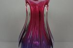 Roze Glazen Vaas, Czech, Tsjechisch Glaswerk
