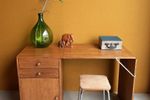 Vintage Handmade Bureau, Bureautje, Werkplek, Desktop