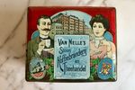 Vintage Blik Met Scharnier Deksel “Van Nelle’S Stoom Koffiebranderij & Theehandel”