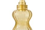 Vintage Hanglampje Geel Glas Roze