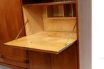 Groot Vintage Teakhouten Highboard / Hoog Dressoir Jaren '60