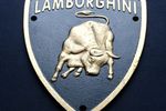 Advertising Sign / Reclamebord "The Lamborghini Bull" - Cast Iron