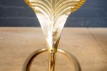 Tommaso Barbi Brass Leaf Decorative Table Lamp