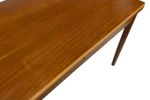 Vintage Eettafel Table Teak Fineer Jaren 60 Uitschuifbaar
