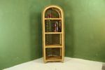 Vintage Bohemian Rotan Boogkast