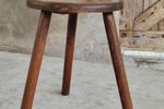 Vintage Krukje Sidetable Eikenhout
