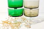 Luminarc France Ijscoupes Coupeglazen Coupes Groen Wijnrood Rookglas