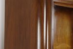 Antiek Jaren 20 Art Deco Notenfineer Vitrinekast