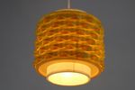 Rare Yellow Plastic Space Age Lamp *** 70S *** Midcentury Modern