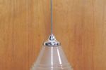 Art Deco Hanglamp Met Mat Glazen Kap
