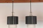 Vintage Lamp Industrieel Hanglamp Metaal Glas Schoollamp