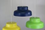 Wonderful Combination Of 3 Vintage Lamps Restored In Some Nice Colors *** Denmark 1980 ***