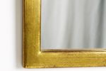 Vintage Afgeronde Gouden Spiegel Deknudt 1970’S 39X79Cm