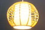 Yellow And White Pendant Lamp Eastern Germany 1960S