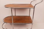 Vintage Serveerwagen, Retro Trolley, Mid-Century Drankkar