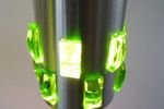 Cascade Aluminum Tubes With Green Glass