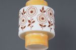 Vintage Glazen Hanglampje Bloemen