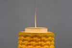 Rare Yellow Plastic Space Age Lamp *** 70S *** Midcentury Modern
