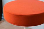 Vintage Oranje Tulp Kruk
