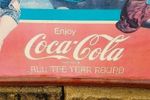 Vintage Coca Cola Poster Uit 1982, Mooi Ingelijst