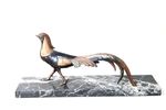 Rb21 -Limousin Art Deco Samac Beeld Fazant- Pheasant – Polychroom