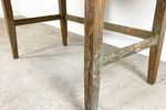 Zweeds Antiek Hangoor Tafel Blauwe Patina