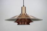 Great Looking Danish Copper Messing Lamp | Denmark 1970'S | Mid Century | Scandinavian Design