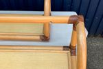 Set Vintage Bamboe Wandplankjes / Muurplank Rotan