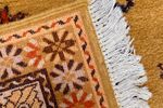 Handgeknoopt Oranje Marokkaans Kleed 203X295Cm Perzisch Tapijt