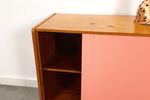 Vintage Fineer Design Kast Jiri Jiroutek Roze Wit U-452