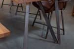 Curvy Eiken Tafel | Smoked Oak