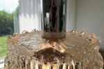 Textured Glass Cascade Lamp.