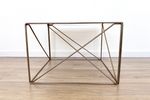 Super Zeldzame Mid Century Isocele Side Table Ontworpen Door Max Sauze, Franse Architecturale Salont