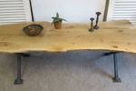 Prachtige Eiken Boomstam Eettafel 260 Bij 95 Cm