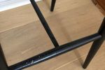 Zwarte Hoge Stoel/Kruk (Ton Ironica)