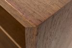 Teak Dressoir Met Een Schuifdeur En Een Open Gedeelte 64118