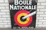 Emaille Bord Boule Nationale, 1935