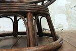 Vintage Manou Rotan Draaistoel /Egg Chair Rotan Fauteuil (Prijs Per Stuk)