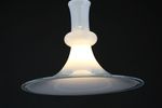 Opal Glass Pendant Lamp Designed By Michael Bang For Holmegaard, Model Etude - Denmark 1980