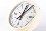 Witte Renkforce HD-WRCL135 Wandklok Zendergestuurd 32 cm x 4.5 cm Zwart