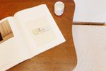 Vintage Salontafel Met Rotan Tijdschriftenplank