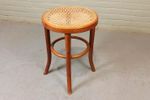 Vintage Thonet Webbing Kruk