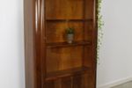 Antiek Jaren 20 Art Deco Notenfineer Vitrinekast