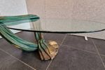 Sculptured Coffeetable | Glass Top