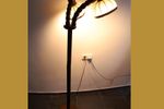 Prachtige Vintage Steinhauer Vloerlamp Met Dubbele Kap, Jaren '60/'70
