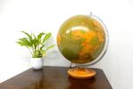 Retro Vintage Wereldbol Globe Lamp Tafellamp Voor 1986