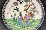 Antiek Oosters / Chinees Wandbord Met Vogels