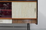 Vintage Formica Dressoir Met Schuifdeuren